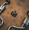 Valvetronic Designs Valved Exhaust w/Black Quad Tips For 2015-2023 Mustang GT