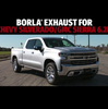 Borla ATAK 3.5" Cat-Back Exhaust For 19-23 Chevy Silverado/GMC Sierra 1500 6.2L