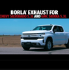 Borla S-Type Cat-Back Exhaust 3.5" Blk Tip 19-25 Chevy Silverado/GMC Sierra 1500