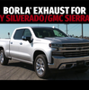 Borla S-Type 3.5" Catback Exhaust For 19-23 Chevy Silverado/GMC Sierra 1500 6.2