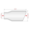 Borla 4" Carbon Dual Exhaust Tip Kit For 18-21 Jeep Grand Cherokee Trackhawk 6.2L