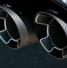Borla 4" Carbon Dual Exhaust Tip Kit For 18-21 Jeep Grand Cherokee Trackhawk 6.2L