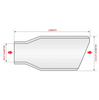 Borla S-Type Cat-Back Single Exit Exhaust w/ 4" Chrome Tips For 04-09 Mazda 3