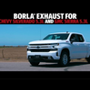 Borla Touring Cat-Back Exhaust 3.5" Blk Tips For 19-25 GMC/Chevrolet 1500 5.3L