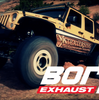 Borla Touring Axle-Back Exhaust 3.5" Black Tips For 12-18 Jeep Wrangler JK 3.6L