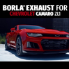 Borla ATAK 3" Cat-Back Exhaust w/ 4" Tips For 17-24 Chevrolet Camaro ZL1 6.2L V8