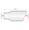 Borla Touring Cat-Back Exhaust 3.38" Square Tip For 97-01 Jeep Cherokee XJ 4.0L