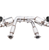 AWE Touring 3" Axle-Back Exhaust 4.5" Black Tips For 20-25 Chevrolet Corvette C8