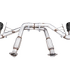 AWE Track Edition Axle-Back Exhaust 4.5" Black Tips For 20-25 Chevy Corvette C8