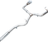 AWE Track Cat-Back Exhaust w/ 4” Chrome Tips For 22-24 Subaru WRX Base 2.4L