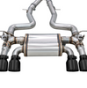 AWE Tuning SwitchPath Cat-Back Exhaust w/ 4" Black Tips For 15-20 BMW M3/M4 3.0L
