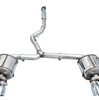 AWE Touring Cat-Back Exhaust w/ 4” Chrome Tips For 22-24 Subaru WRX Base 2.4L
