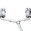 AWE Touring Cat-Back Exhaust w/ 4” Chrome Tips For 22-24 Subaru WRX Base 2.4L