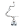 AWE Track Edition Cat-Back Exhaust w/ 4” Chrome Tips For 13-18 Ford Focus ST 2.0