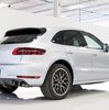 AWE Track Axle-Back Exhaust w/ 4” Black Tips For 15-18 Porsche Macan S/GTS/Turbo