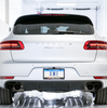 AWE Track Axle-Back Exhaust w/ 4” Black Tips For 15-18 Porsche Macan S/GTS/Turbo