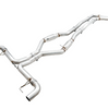 AWE Track Cat-Back Exhaust w/ 4" Black Tips For 20-25 M340i/M440i 3.0L G2X