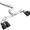 AWE Track Edition Cat-Back Exhaust 4.5" Black Tips For 22-24 Volkswagen Golf R