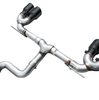 AWE Track Edition Cat-Back Exhaust 4.5" Black Tips For 22-24 Volkswagen Golf R