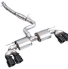 AWE Touring Edition Cat-Back Exhaust 4.5" Black Tips For 22-24 Volkswagen Golf R