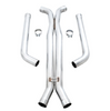 AWE Tuning Non-Resonated 3" Performance Mid Pipes For 18-23 BMW M5 F90 4.4L