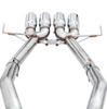 AWE Track Axle-Back Exhaust w/4.5” Chrome Tips For 14-19 Chevy Corvette Z06/ZR1