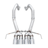 AWE Track Axle-Back Exhaust w/4.5” Chrome Tips For 14-19 Chevy Corvette Z06/ZR1