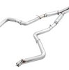 AWE Track Cat-Back Exhaust w/ 4" Black Tips For 15-23 Dodge Challenger 6.4L/6.2L