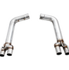 AWE Track Cat-Back Exhaust w/ 4" Black Tips For 15-23 Dodge Challenger 6.4L/6.2L