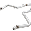 AWE Track Cat-Back Exhaust w/ 4" Black Tips For 15-23 Dodge Challenger 6.4L/6.2L