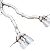 AWE Track Cat-Back Exhaust w/ 4.5" Chrome Tips For 21-25 BMW M3/M4 3.0L G8X