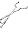 AWE Track Cat-Back Exhaust w/ 5” Black Tips For 2018-2024 Dodge Durango SRT/Hellcat
