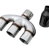 AWE Touring Cat-Back Exhaust w/ 4.5" Triple Black Tips For 17-21 Honda Civic Si