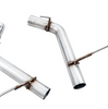 AWE Track Cat-Back Exhaust w/ 5" Black Tips For 14-21 Jeep Grand Cherokee SRT 6.4L