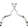 AWE Track Cat-Back Exhaust w/ 5" Black Tips For 14-21 Jeep Grand Cherokee SRT 6.4L