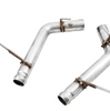 AWE Track Cat-Back Exhaust w/ 5" Black Tips For 14-21 Jeep Grand Cherokee SRT 6.4L