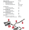 AWE Touring-to-Track Exhaust Conversion Kit For 15-24 Subaru WRX 2.0L/STI 2.5L