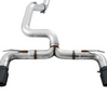 AWE Tuning Track Cat-Back Exhaust 4.5” Black Tips For 16-18 Ford Focus RS 2.3T