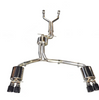 AWE Track Edition Cat-Back Exhaust w/ 4” Black Tips For 13-17 Audi S6 4.0L