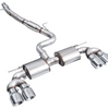 AWE Touring Cat-Back Exhaust 4.5in Chrome Quad Tips For 22-24 Volkswagen Golf R