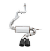 AWE Touring Edition Cat-Back Exhaust 4” Black Tips For 13-18 Ford Focus ST 2.0L
