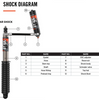 Fox 2.5 Performance Elite Rear Shocks w/ RR 1.5-3" Lift For 22-25 Toyota Tundra