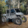 (4) 18x7 Fuel UTV D538 Maverick Matte Black Milled Wheels 4X156 +13 Offset 4.51"