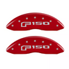 MGP Red Caliper Covers Front & Rear Set For 12-20 Ford F-150 & 18-20 Expedition