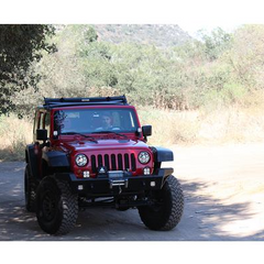 Baja Designs Black A-Pillar Light Mounting Brackets For 07-18 Jeep Wrangler JK