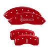 MGP Red Caliper Covers Set For 2013-2019 Lincoln MKZ Reserve/Select/Hybrid 2.0L