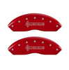MGP Red Caliper Covers Set For 2013-2019 Lincoln MKZ Reserve/Select/Hybrid 2.0L