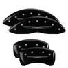 MGP Black Caliper Covers Set For 2011-2023 Chrysler 300 S/C/Touring/Limited