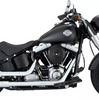Vance & Hines Twin Slash 3″ Slip-On Mufflers For 07-17 Harley Davidson Softail