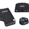 PPE Blk Deep Trans Pan Diff Cover & Oil Pan Kit For 11-19 Ford F-250 6.7L 6R140